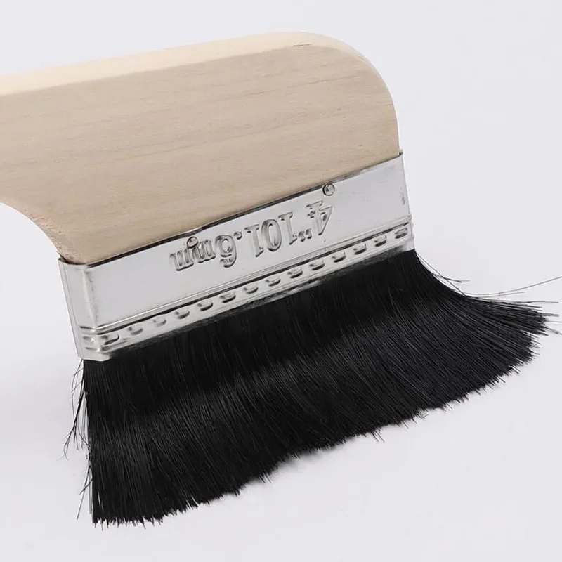 Wood handle brush Universal boar bristle brush Pen for Barbecue BBQ Oil Painting paint chip chalk gap dust remover cleaning tool