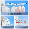 Household Clothing Drying Rack Wall Mount folding Drying Rack Balcony Bedroom Aluminum Alloy Towels Laundry Hanger Space Saver 5