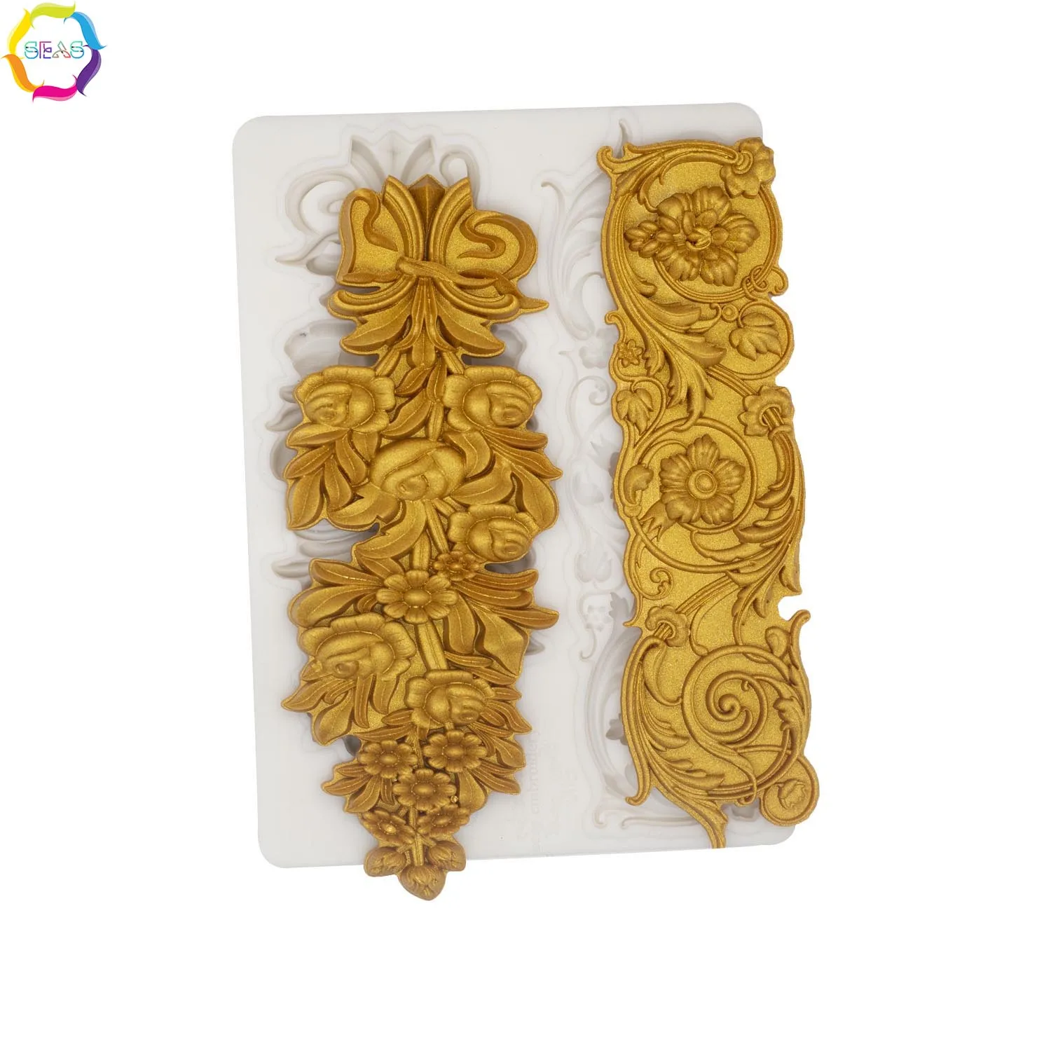 

Silicone molds for Resin Casting and Polymer Clay, Fondant Cake, Moulds for Chocolate, Gummy, Soap, Jewelry Making, white