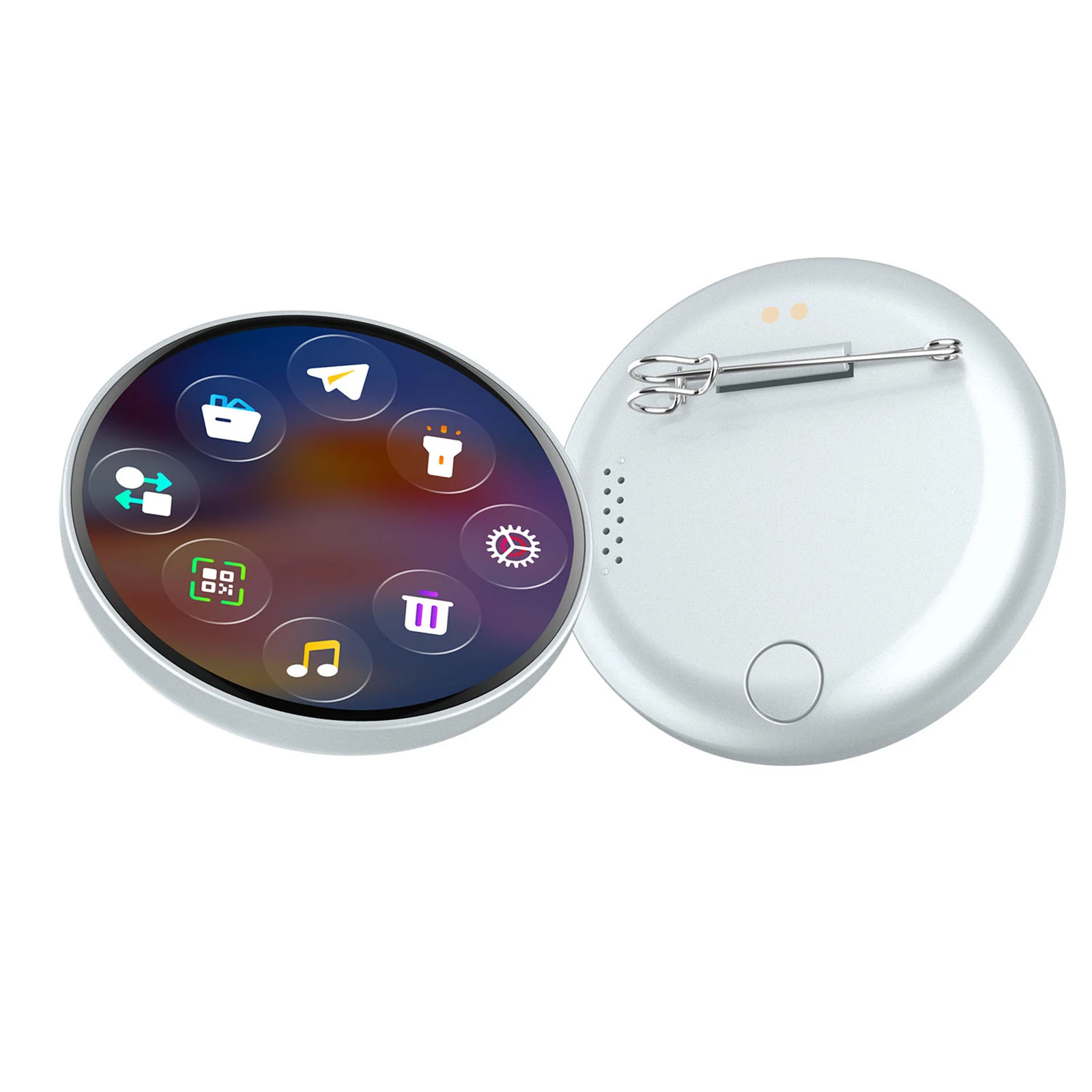 Smart Cyber Badge Display 60 Fast Transfer Touch Screen Multicolor