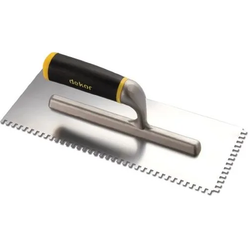 Decor Teeth Facade Trowel Alumınyum Handle Stainless Steel 4X6 30 Cm 518