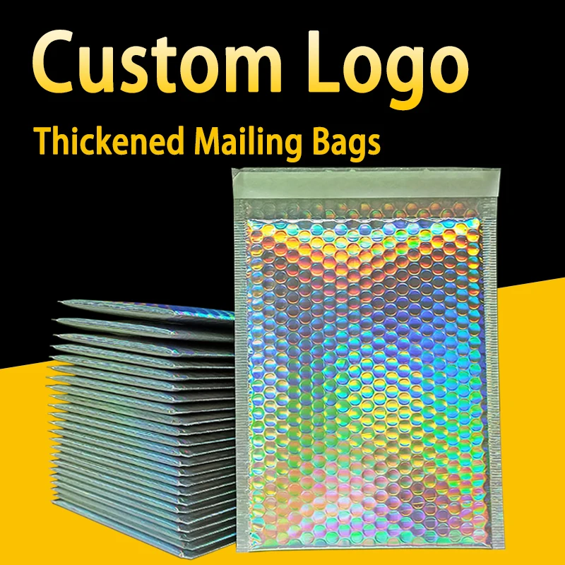 

Конверты из пузырчатой пленки для упаковки продуктов, упаковка для доставки, курьерские конверты черного, золотого, розового цветов с алюминиевым покрытием