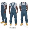 Mens Jeans 2025 Overalls Men Pockets Casual Loose Long Denim Pants Slim Splice Straight Rompers Autumn Plus Size Long Jeans Men 2