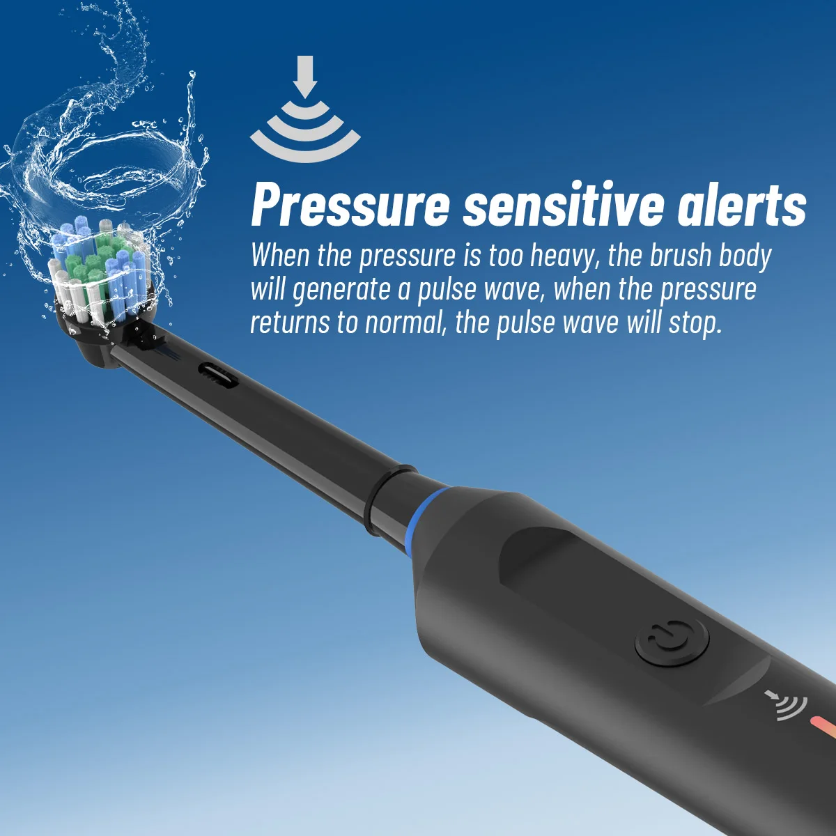 Premium Rotary Electric Toothbrush Set with Soft Bristles
