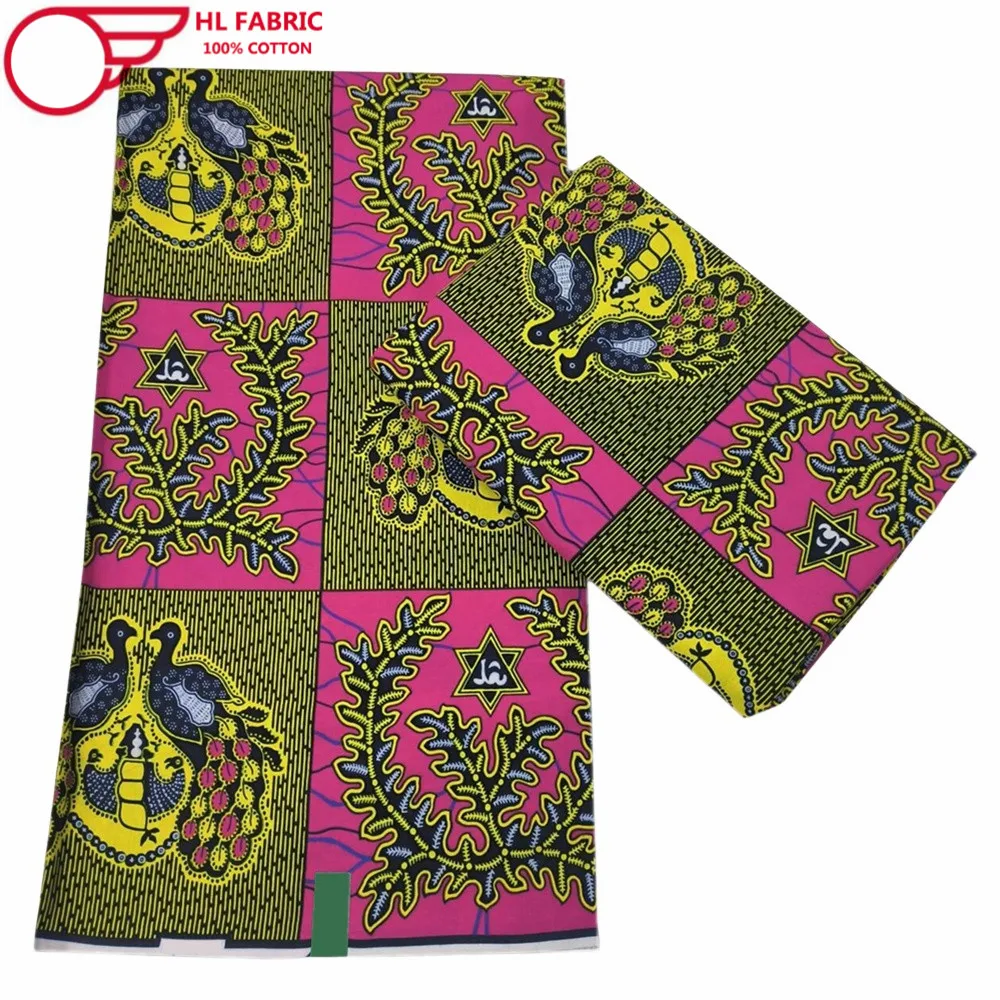 

Veritable Original Africa Ankara Prints Fabric Real Wax DIY Sewing For Party Dress 100% Cotton Nigeria Designe Soft Pagne