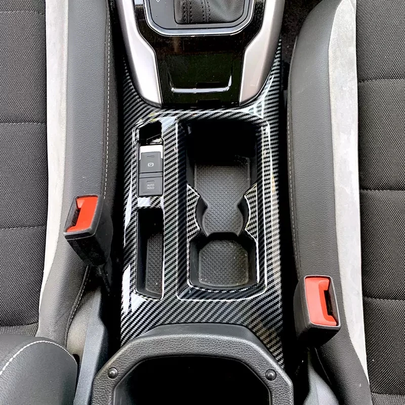 Interni Car Central Console Water Cup Cover Frame Panel Trim Per Volkswagen Vw T-Roc T Roc Troc 2018-2021