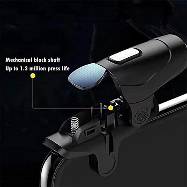 Y43A-휴대 전화 트리거 모바일 게임 컨트롤러 Iphone 및 안드로이드와 호환되는 휴대용 접이식 압력 빠른 샷