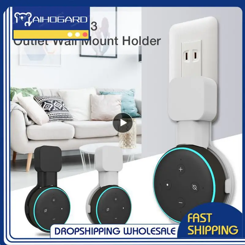 Presa Staffa Di Montaggio A Parete Gancio Per Alexa Echo Dot 3 Supporto 3A Supporto Supporto Smart Speaker Accessori Salvaspazio