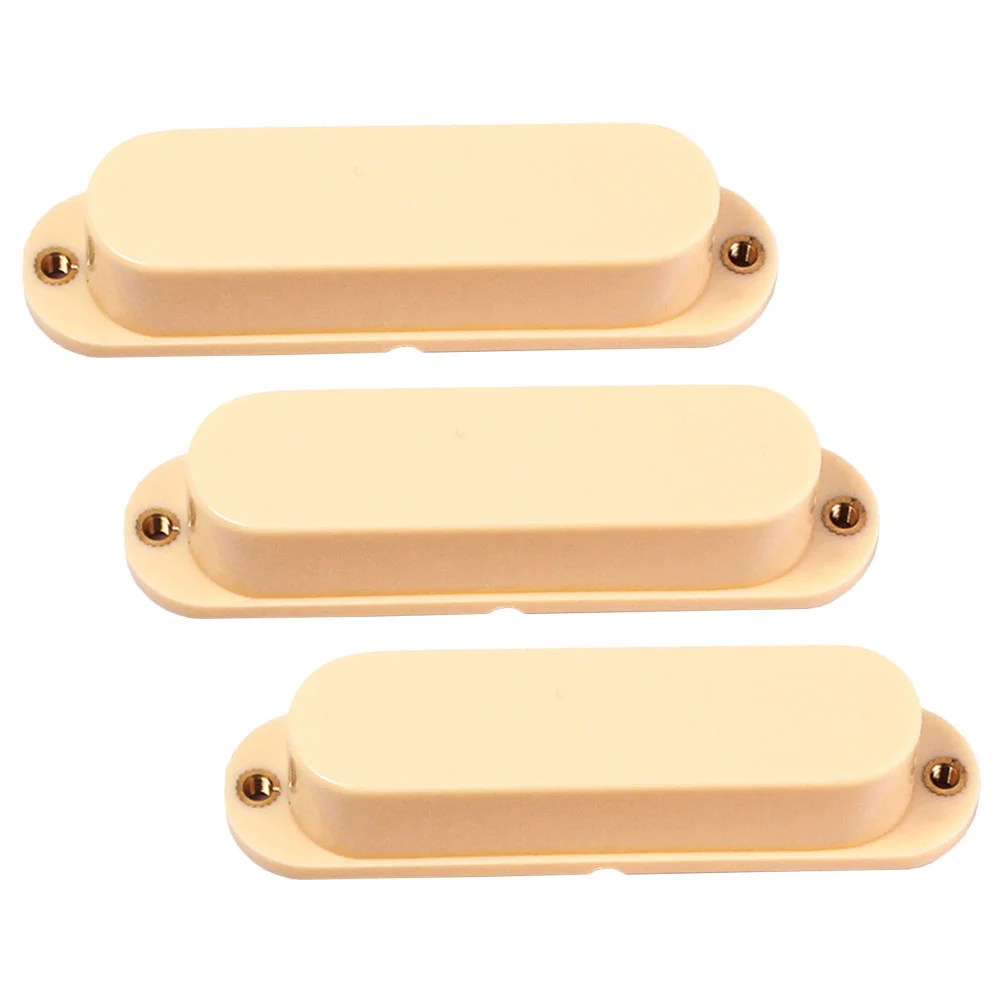 

3 Pcs Sealed Plastic Lid Musical Instrument Accessory Pickup Protective Supply Guitar Accessories Truck Protector Covers