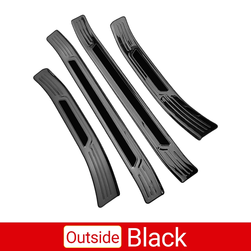 thumbnail image 1 of Cubierta protectora de placa de desgaste de umbral de puerta de coche de acero inoxidable para Toyota Corolla Cross XG10 2021 2022 2023, accesorios híbridos, 1 of 5