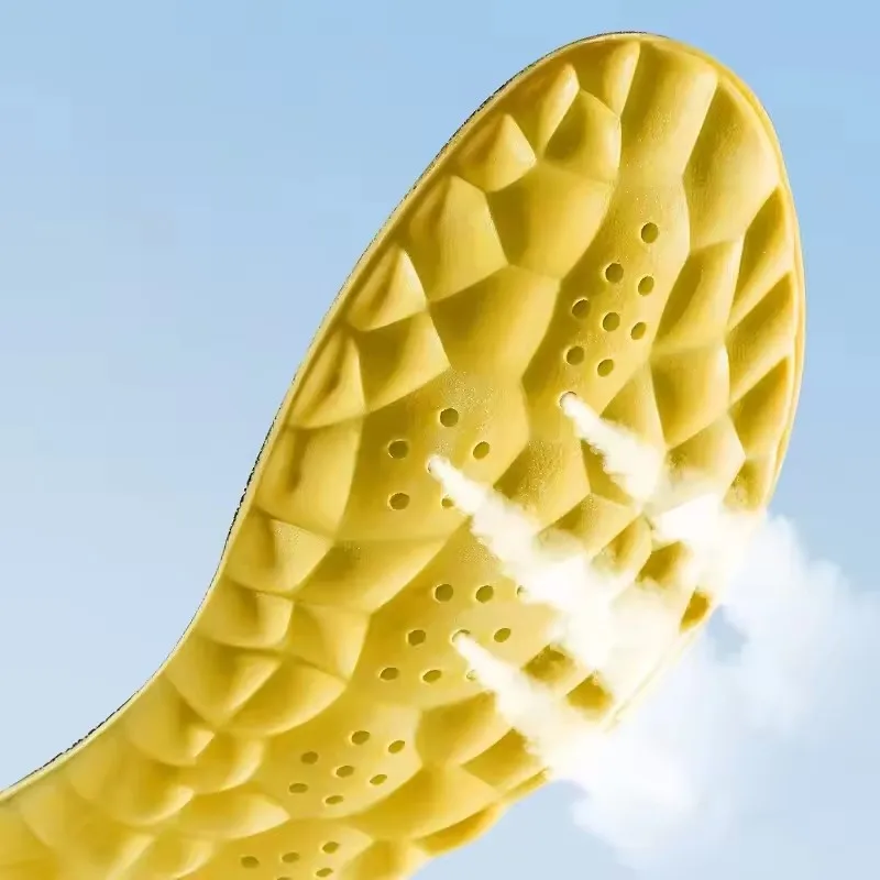 4D 스포츠 깔창 신발 PU 솔 부드럽고 통기성 좋은 충격 흡수 아치 서포트 통증 완화 러닝 정형외과 관리