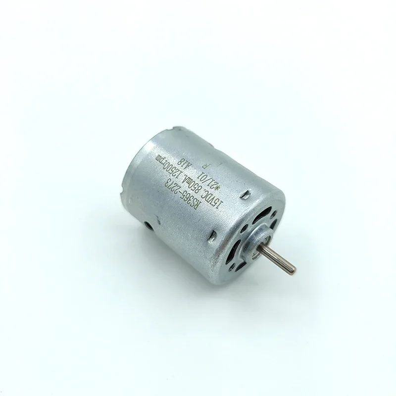 365 마이크로 DC 모터 12V-18V 15V 고속 11300rpm-17500rpm 볼 베어링 카본 브러시 전기 DIY 모델 엔진 팬