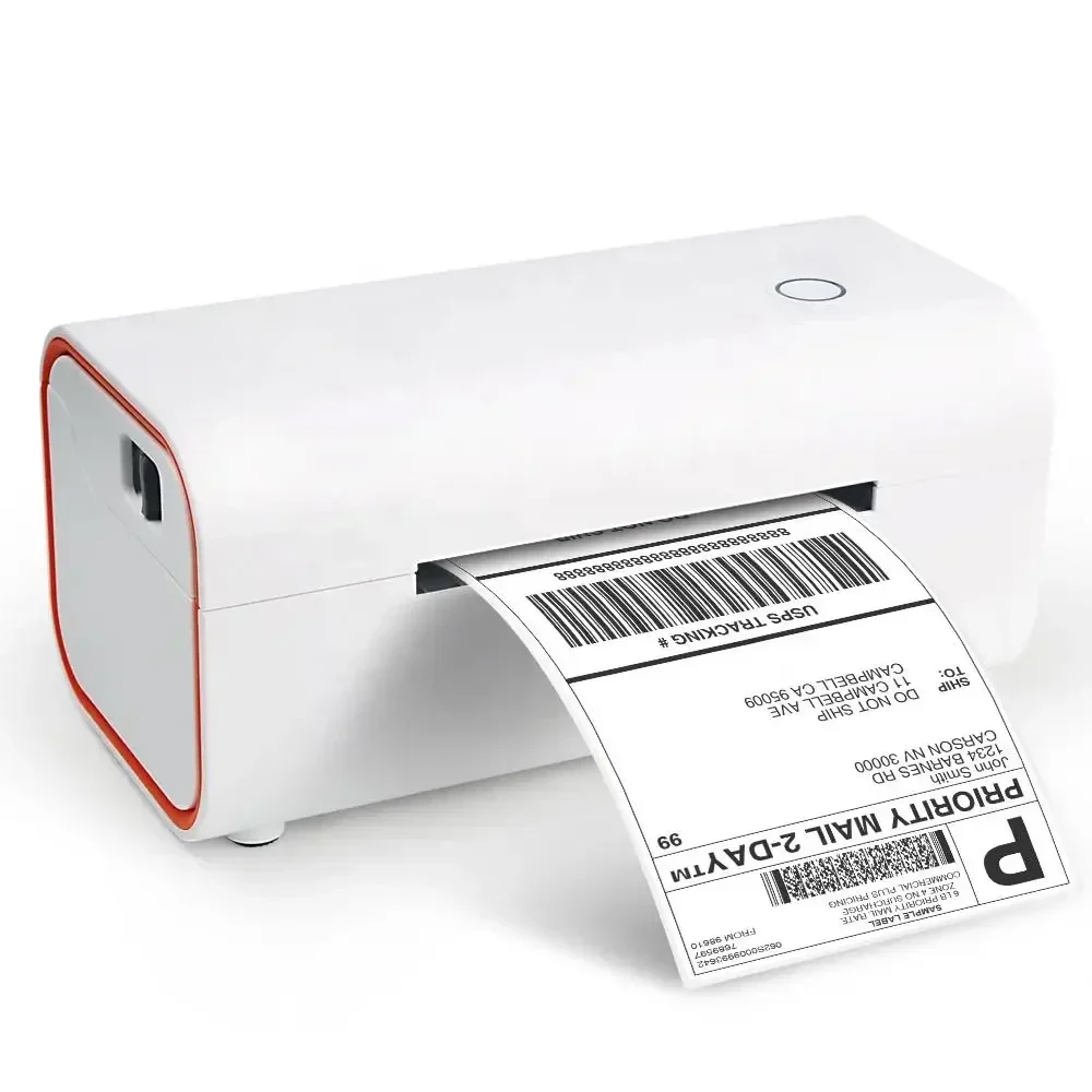GlowMart M4202 Thermal Shipping Label Printer High Efficiency 4 x 6 Label Printer A6 Size for Waybill logistics