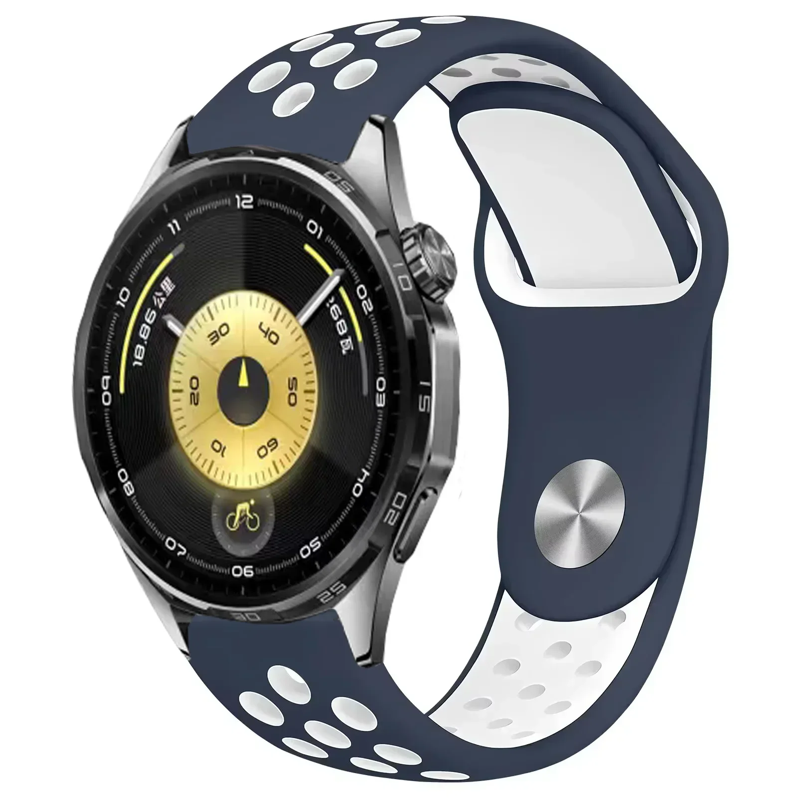 Breathable Silicone Sport Watch Strap – Multiple Sizes Available