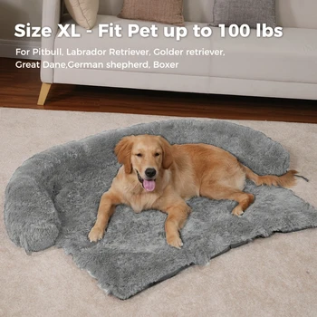 Fluffy Dog Bed Mat Dog Cat Sofa Winter Warm Pet Blanket Sleeping Bed for Dog Portable Dog House Washable Pet Kennel Puppy Pad 1