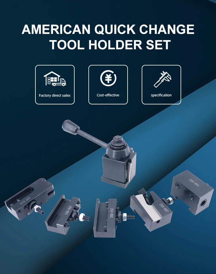 Portautensili A Cambio Rapido Per Tornio - Modello 250-000, Per Utensili Da 1/2" - Foto 8