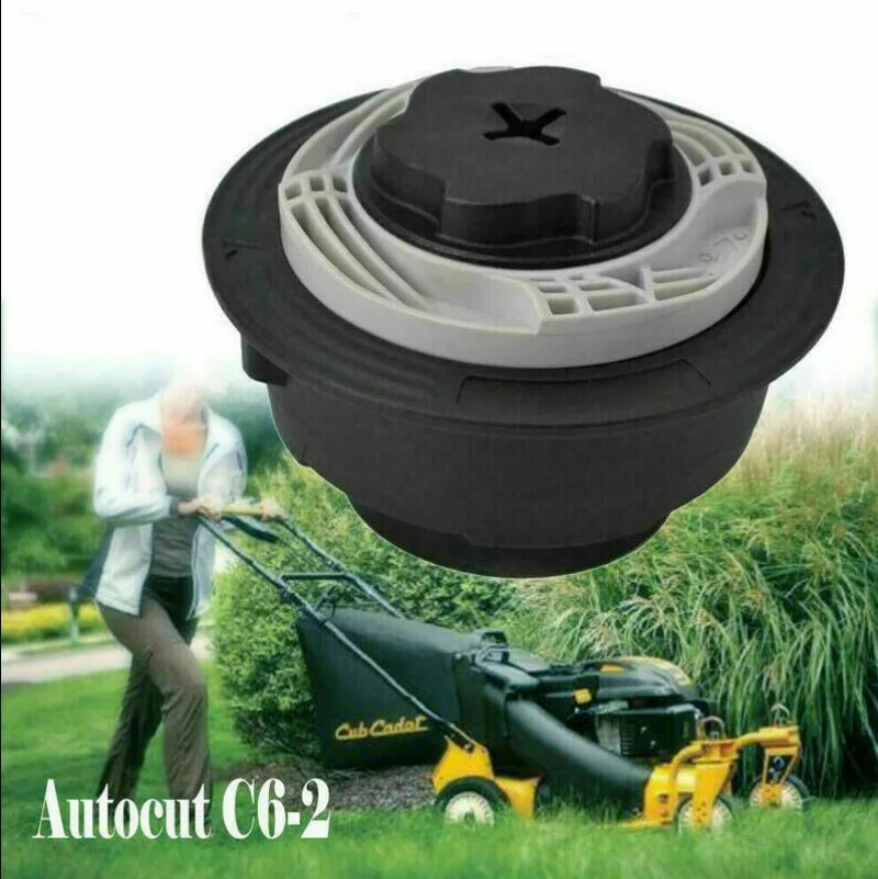 Strimmer Head C6-2 Trimmer Head For Stihl AutoCut Weed Grass Part Replacement Lawn Mower Accessories FS38 FS40 FS45 FS50 8 6 lawn trimmer head grass strimmer steel wire wheel mower weed brush cutter