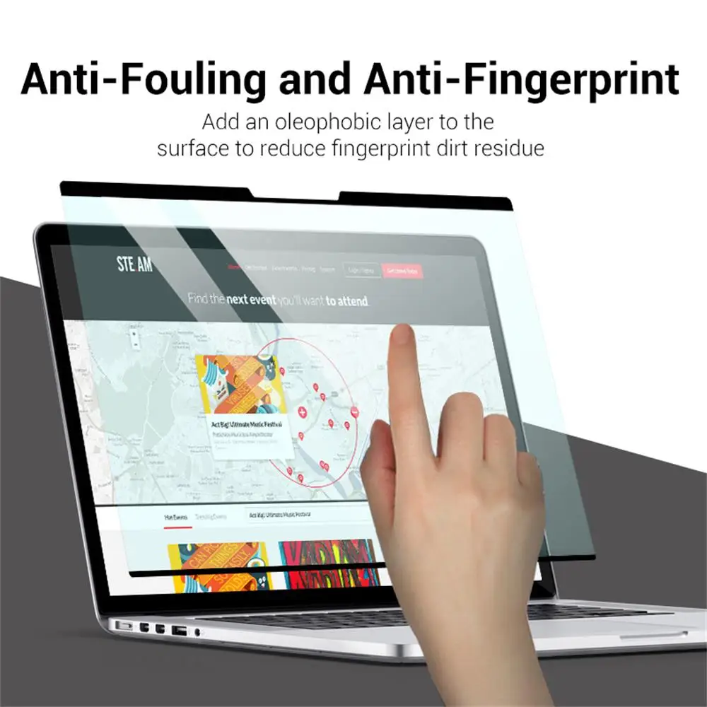 Laptop Screen Protector Laptop Magnetic Blue Light Blocking Screen Protector High Transmittance/Anti UV Glare Blue Light Filter High Adsorption