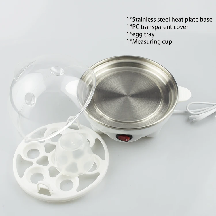 OEM/ODM 350w 7 eggs electric egg cooker high quality Auto-off Fast rapid egg boiler 5