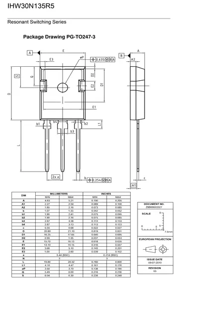 5 Pezzi Transistor H30PR5 IHW30N135R5 In Case TO247 Per Elettronica