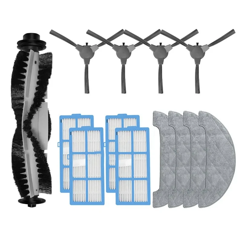 

Для робота-пылесоса Lenovo E1, ролик, основная боковая щетка, фильтр, тряпка для швабры, Сменные аксессуары