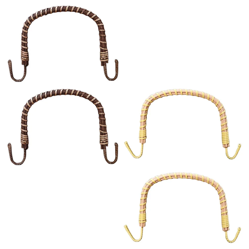 4 Pcs Teapot Handle Japanese Rattan Kettle Creative Grip Replacement Japanese-style Pottery