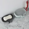 1pcs Silicone soap box soap holder, shower, bathroom, kitchen, bathtub self draining soap tray, bathroom accessories 2