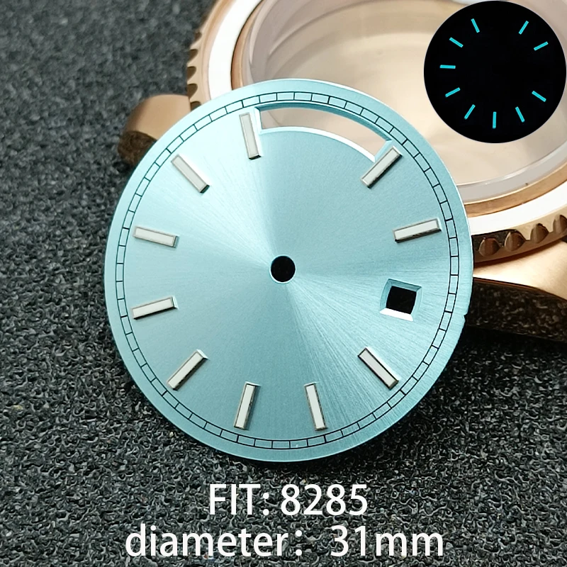 Sterile Single Date Watch Dial - 31mm Diameter for 8285 Movement Accessories