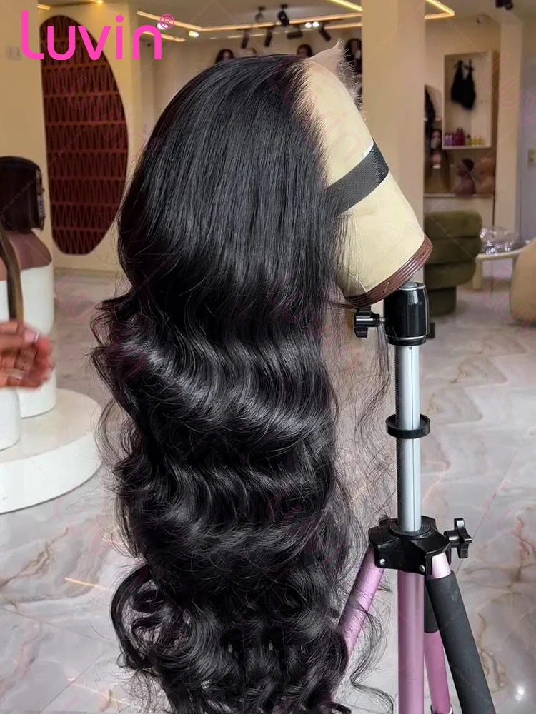Human Hair Wig Lace Front Wig Human Hair Wigs Front Lace Wig HD 200% Body Wave 13x6 Lace Frontal Wigs 30 36 Inch Remy 13x4 Lace Front Wig 5x5 Closure Wig For Women
