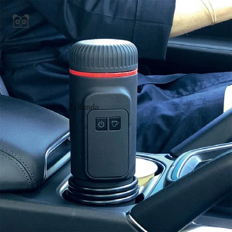 Portable Coffee Maker Heating Rechargeable 12V Car Coffee  Capsules Coffee Cold Brew Espresso Maker for Travel Camping Hiking 3