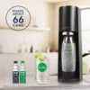Terra Sparkling Water Maker Bundle (Black), with CO2, DWS Bottles, and Bubly Drops Flavors 5