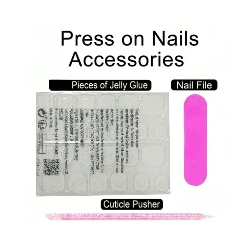 믹스드 쉐입 핸드메이드 프레스온 네일 파스텔 카와이 키티캣 테마 3D 리본 & 거미줄 장식 귀여운 소녀들을 위한 가짜 손톱