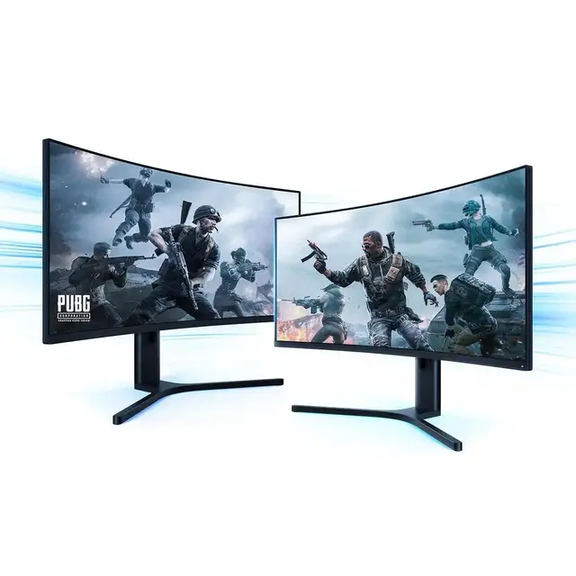 XIAOMI Curved Gaming Monitor LCD Monitors 34 Inch 21:9 Bring Fish Screen 144Hz 3440*1440 Resolution Sync Technology Display 2