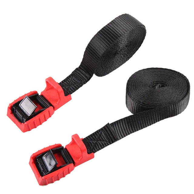 Kayak Strapping Down Kit Cam Buckle Tie Down Straps Rope Bow Stern