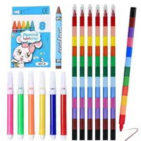 Crayon/Watercolor Pen Art Supplies Graffiti Painting Tools Student Reward Children DIY Creativity Color Filling Drawing Pens TMZ