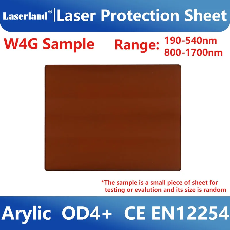 Laser Window Shield Industrial Grade Laser Window Sample Clear View 1064nm Protection Shield Sheet Acrylic Safety Screen
