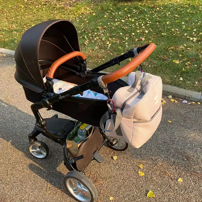 Description Picture 4 of itemBaby Stroller PU Leather Handle Covers For Mima Xari Pram Bar Sleeve Case  Protective  Armrest Cover Stroller  Accessories