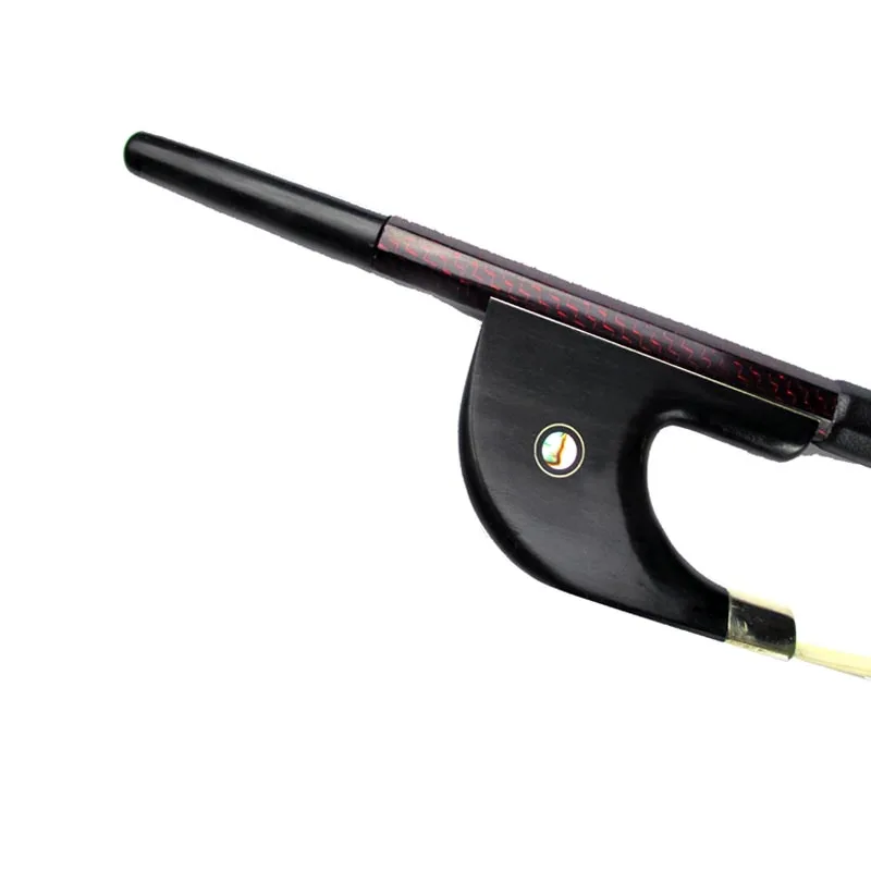 wtsfwf top braided carbon fiber bass bow german double bass bow ebony frog mongolia horse hair 4/4 3/4 cello bow