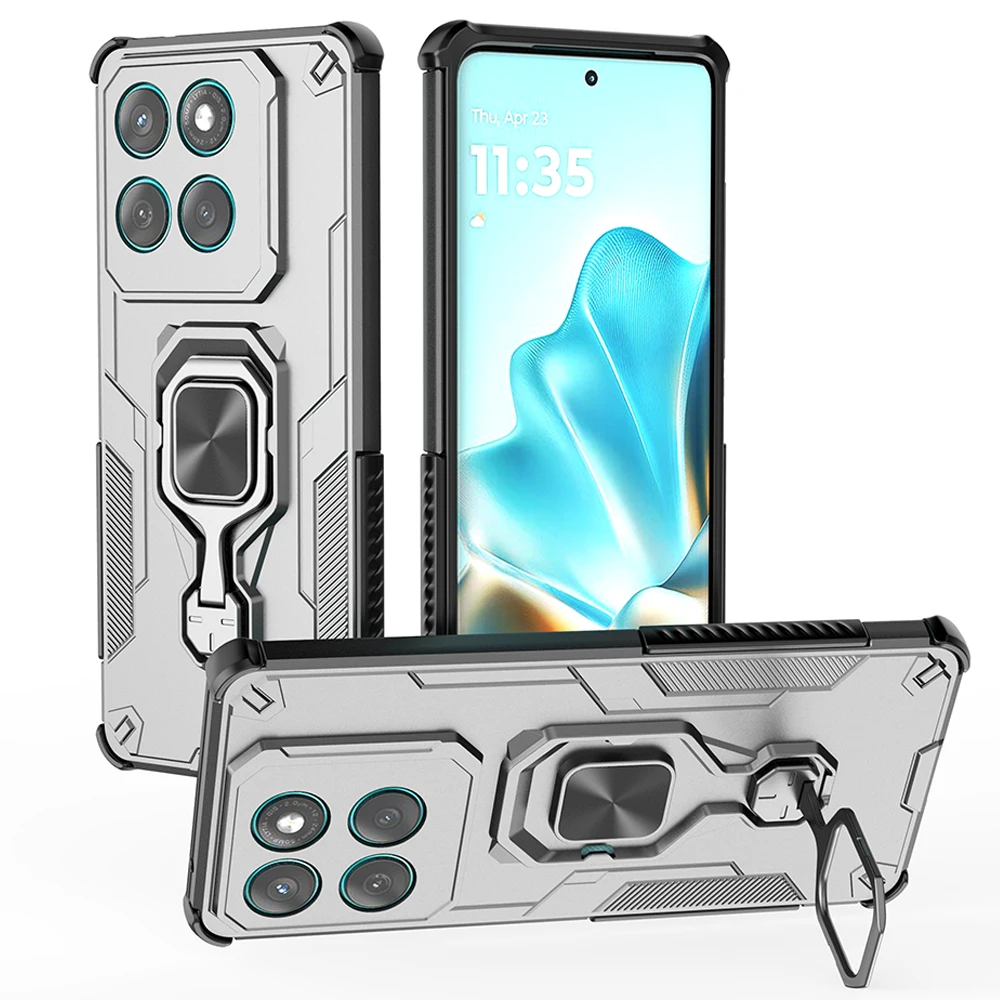 Rotatable Kickstand Magnetic Ring Holder Protective Phone Case Cover