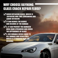 Windshield Crack Repair Fluid Windscreen Glass Scratch Crack Restore Curing Glue Car Glass Scratch Repair Agent Set 2