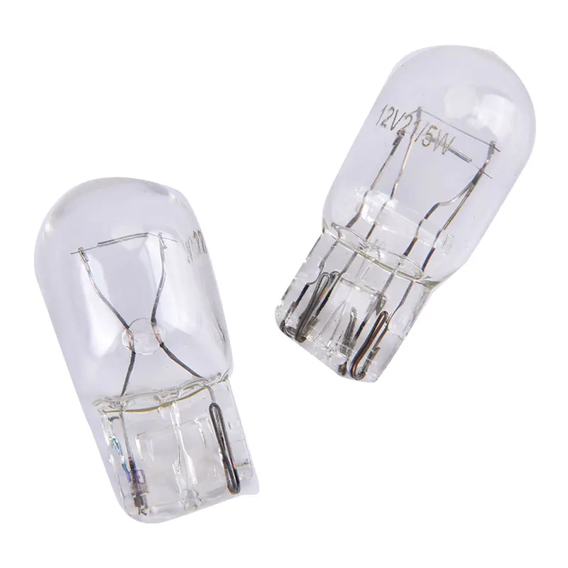 

2Pcs T20 7443 7440 Signal Light 21W 5W 3800K Halogen Bulb Clear Glass Daytime Running Lights Turn Stop Brake Tail Bulb DRL Bulbs