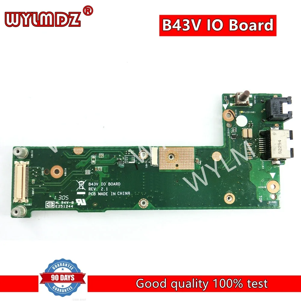 

Плата ввода-вывода B43V для ASUS B43V B43S, плата ввода-вывода 60-NAYIO1000-D01