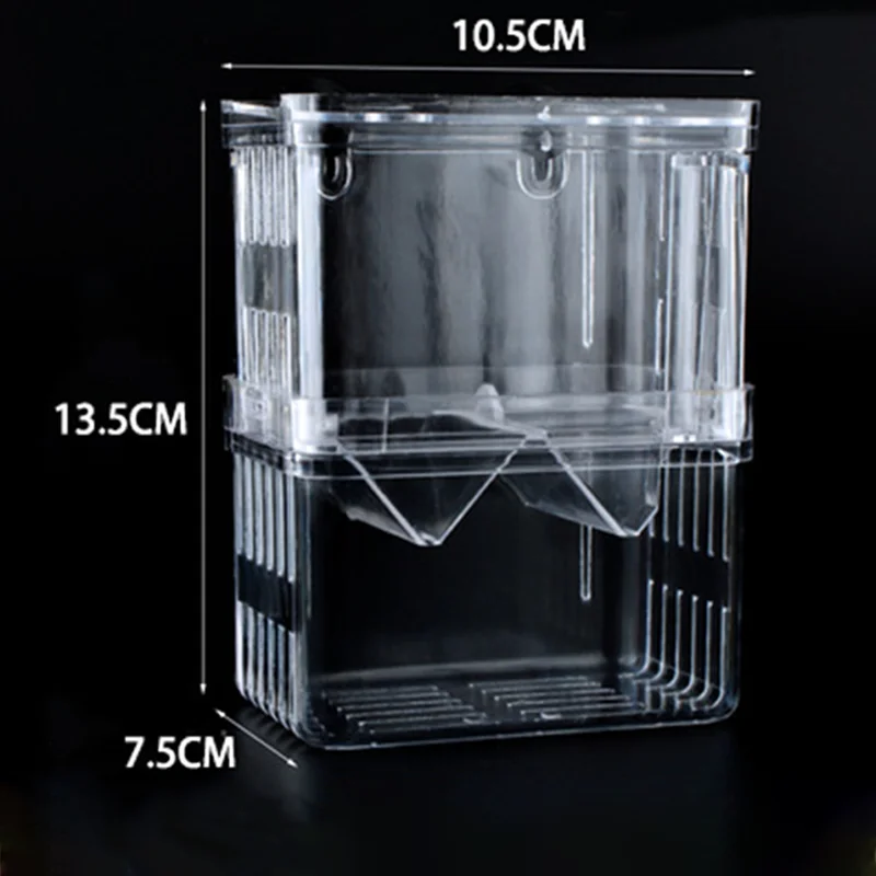 Fish Aquarium Aquarium Fish Breeder Box Durable Betta Fish Tank Breeding Isolation Box Hatching Incubator For Baby Shrimp