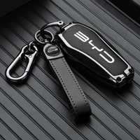 Car Samrt Remote Key Cover Case Fob For BYD NFC Card Atto3 Yuan Tang EV Han Qin Song Plus DMi Dolphin S7 S6 L3 M6 F3 F0 Keychain 1