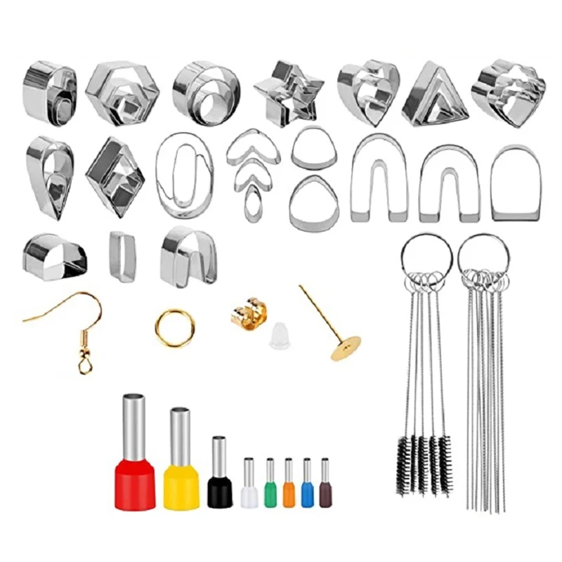 169 Pcs/set Clay Cutters Clay Earring Cutters Jewelry Making