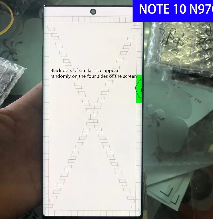 

100% AMOLED Original For Samsung Galaxy Note 10 LCD N970F N970 LCD Display Touch Screen Digitizer Replacement Display NOTE 10