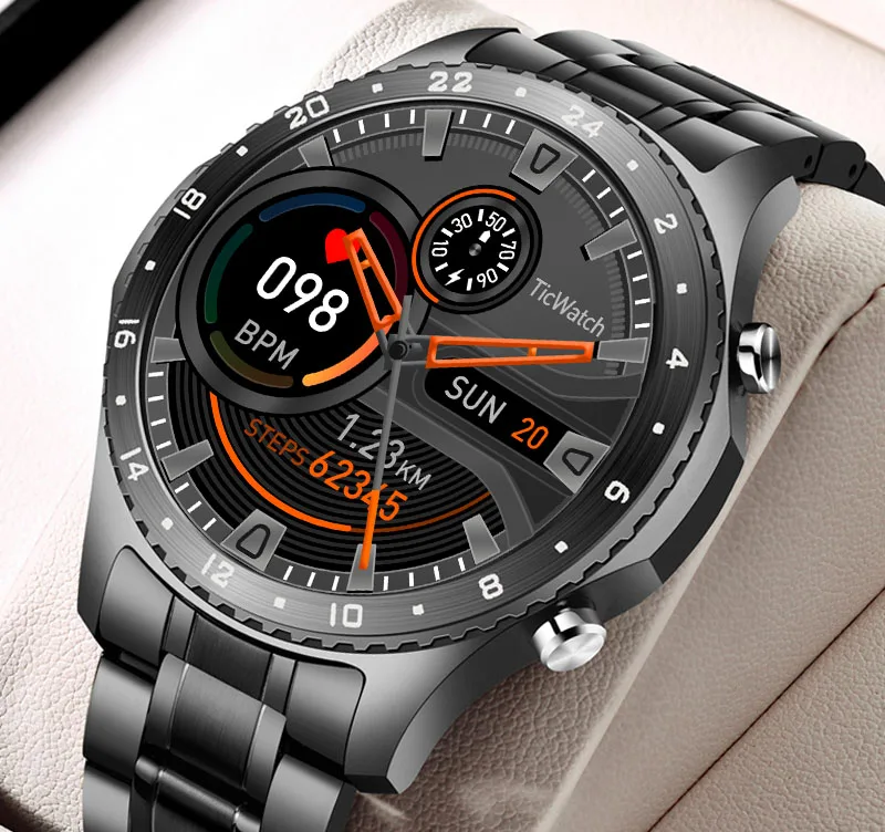 New  Bluetooth Answer Call Smart Watch Men Full Touch Dial Call Fitness Tracker IP67 Waterproof 4G ROM Smartwatch Steel Band+box 