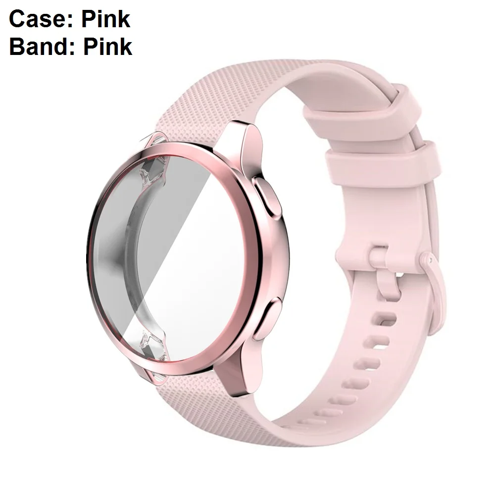 Versatile Silicone Watchband with Protective Case and Strap Combo