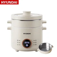 2.0L Electric Rice Cooker Cooking Pot Mini Multicooker Lunch Box Rice Cookers Hotpot Non-stick Electric Skillet Food Steamer 1