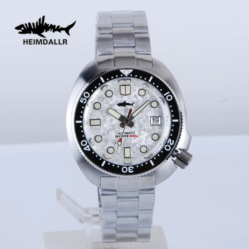 

Heimdallr Abalone Men's Diver Watch Snowflake Dial Sapphire Ceramic Bezel NH35 Automatic Mechanical Wristwatches 200M Waterproof